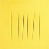 Artist: Lucio Fontana 
Work of art:Conceito Espacial (Spatial Concept), 1965 